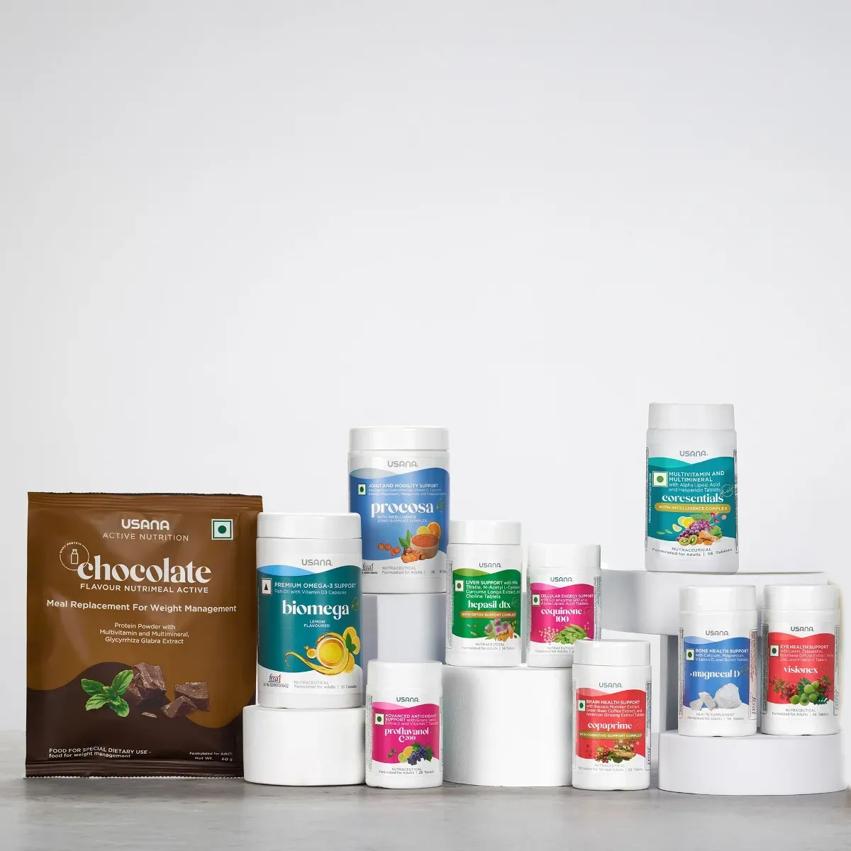 Official packaging for Total Body Boost (Chocolate).